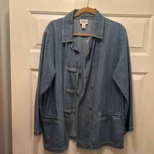 Chico's Blue Jean Jacket Classic Casual Fit